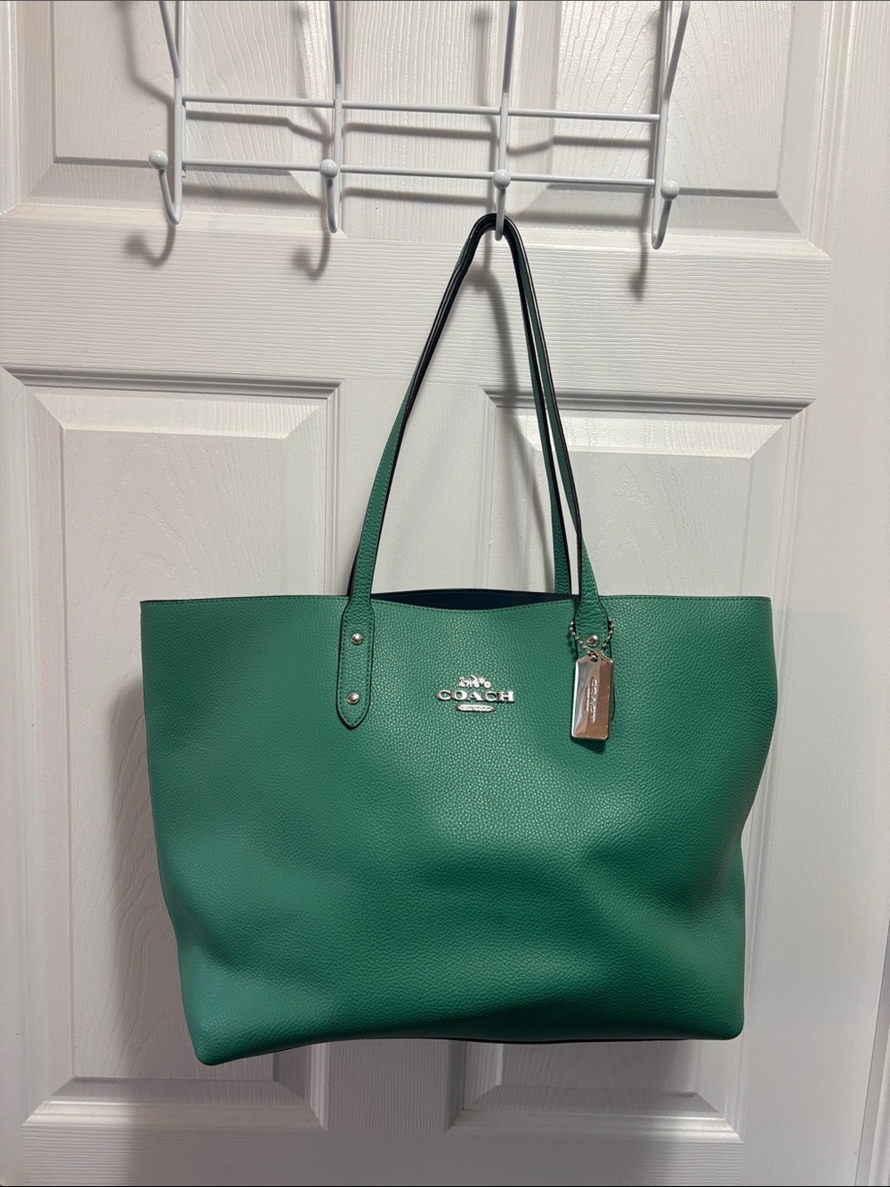 Coach Pebbled Leather City Tote